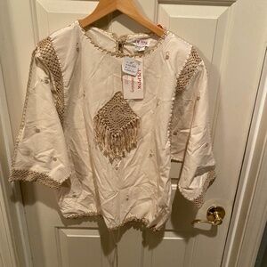NEW WITH TAGS J.M. Pink Blouse Size Small